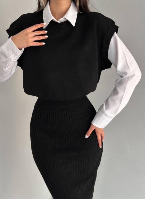 Classic Knit Layered Set - 3