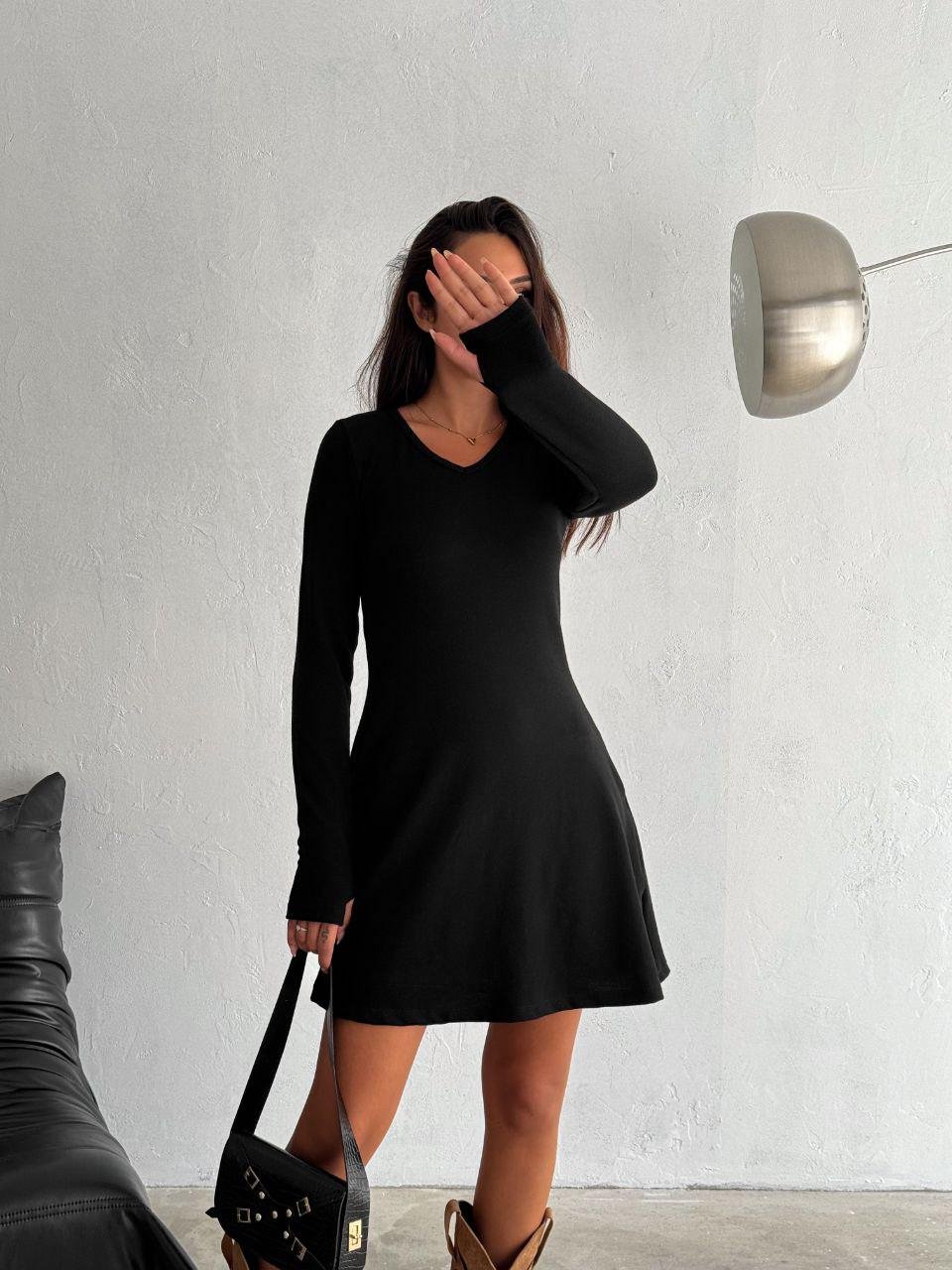Long-Sleeve Mini Dress