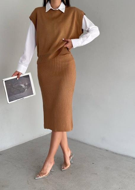 Classic Knit Layered Set - 4