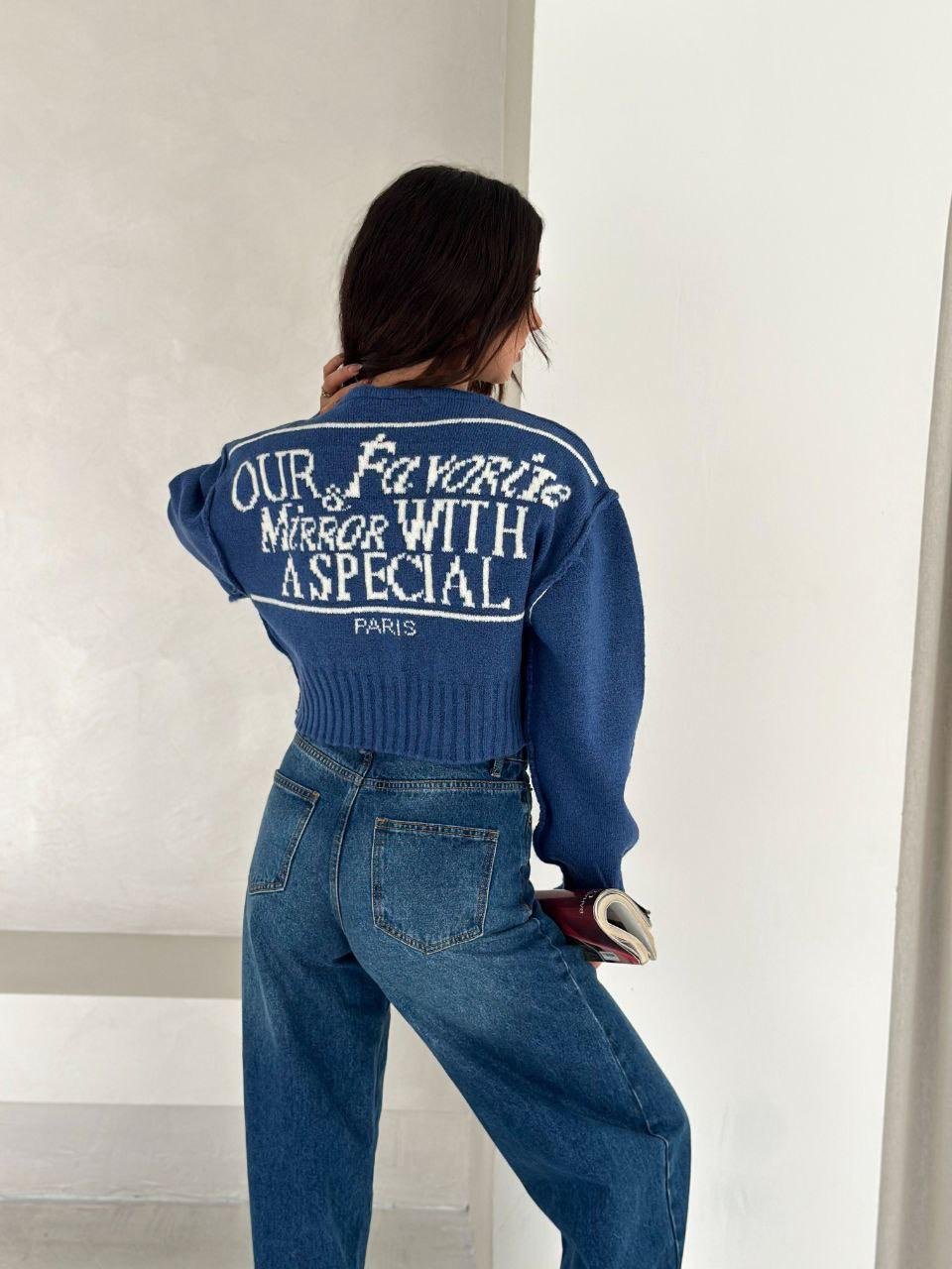 Graphic Knit Cardigan - 5