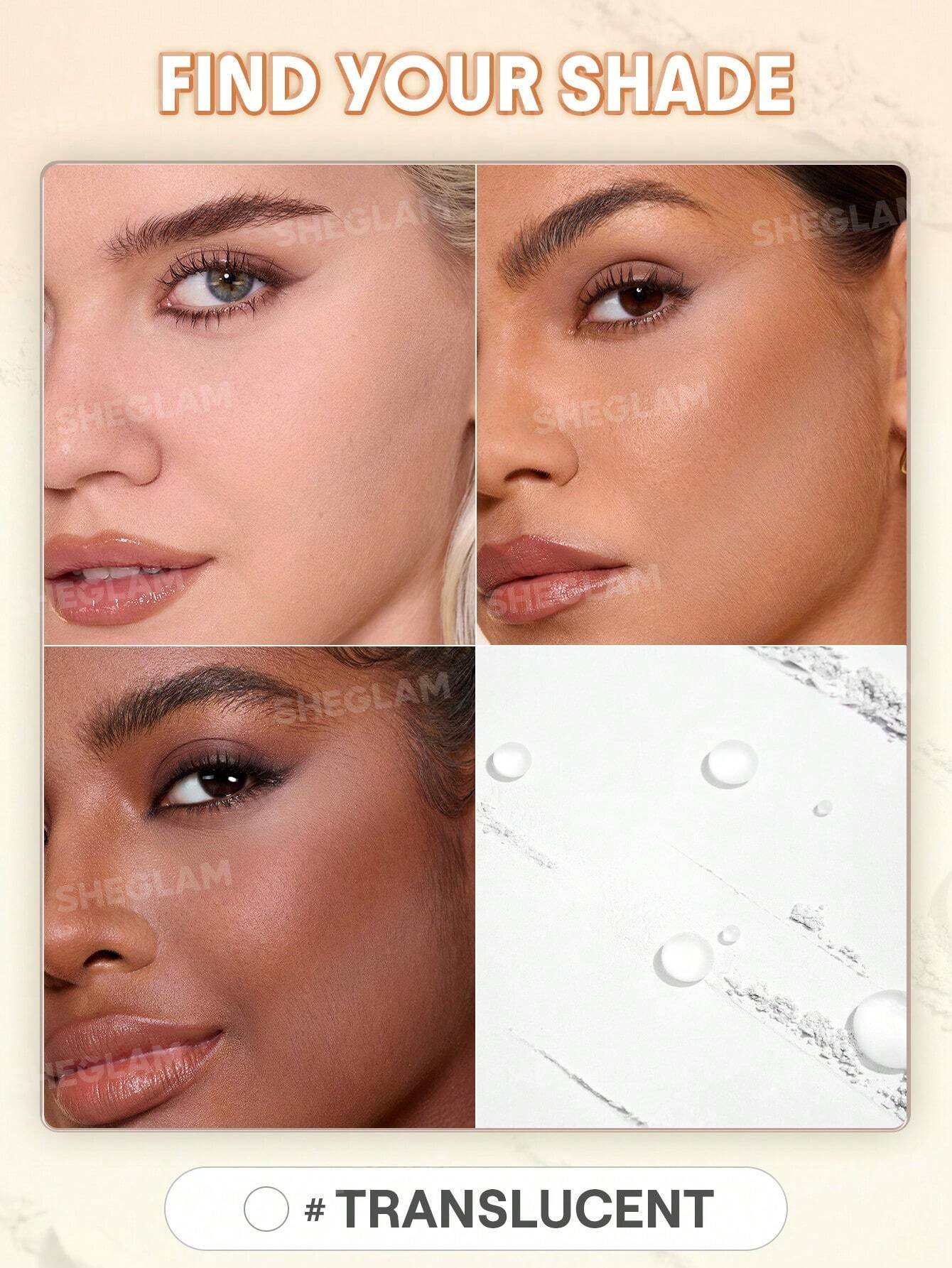 Insta-Ready Ultra-Fine Blur & Lift Setting Powder Duo-Translucent - 3