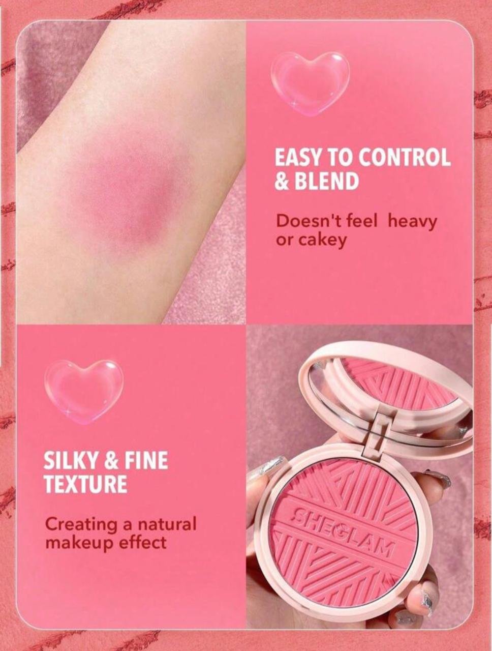 SHEGLAM Divine Flush Matte Blush - 3