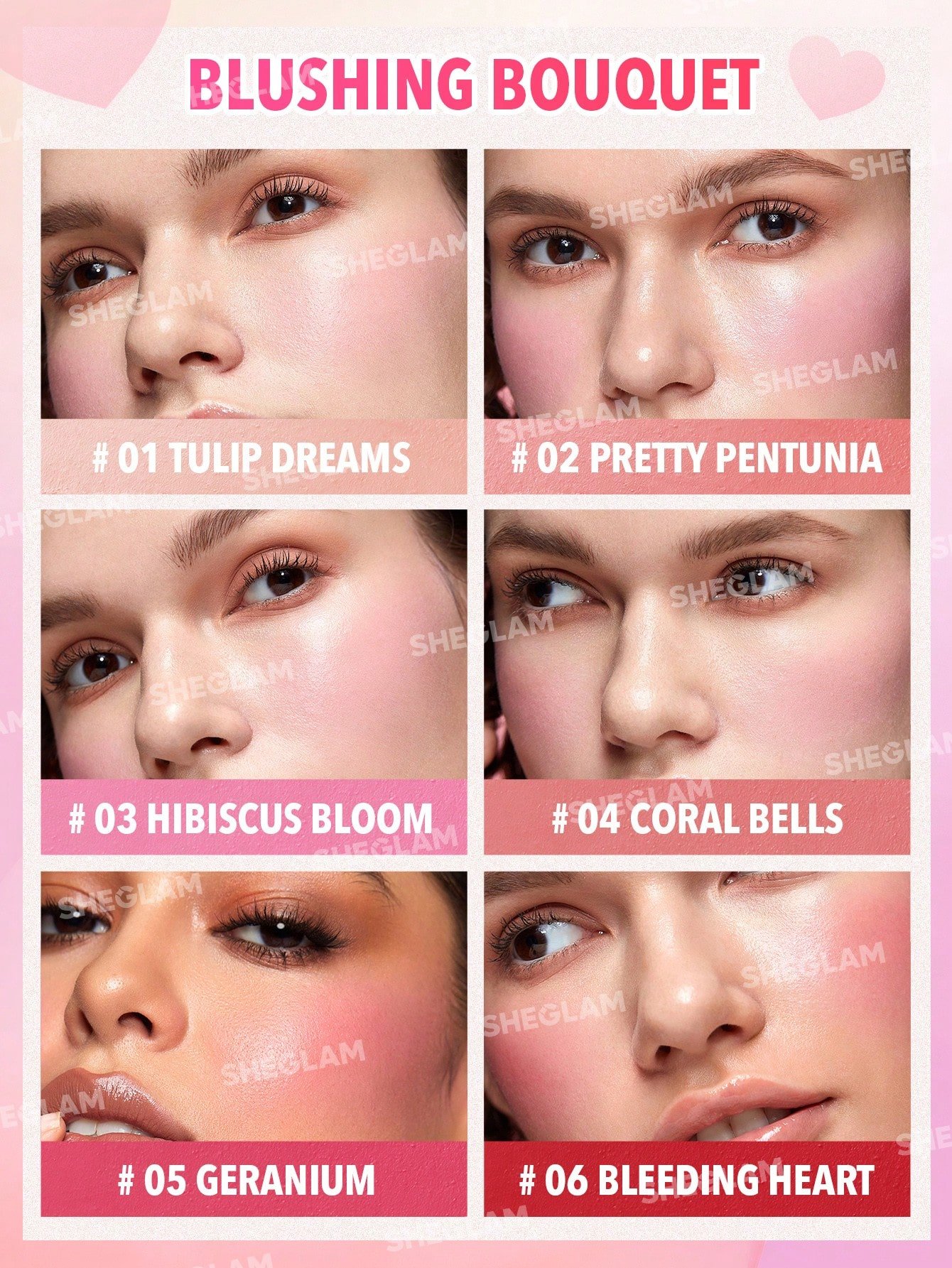 Flush Crush Cream Blush Palette-Blushing Bouquet - 4