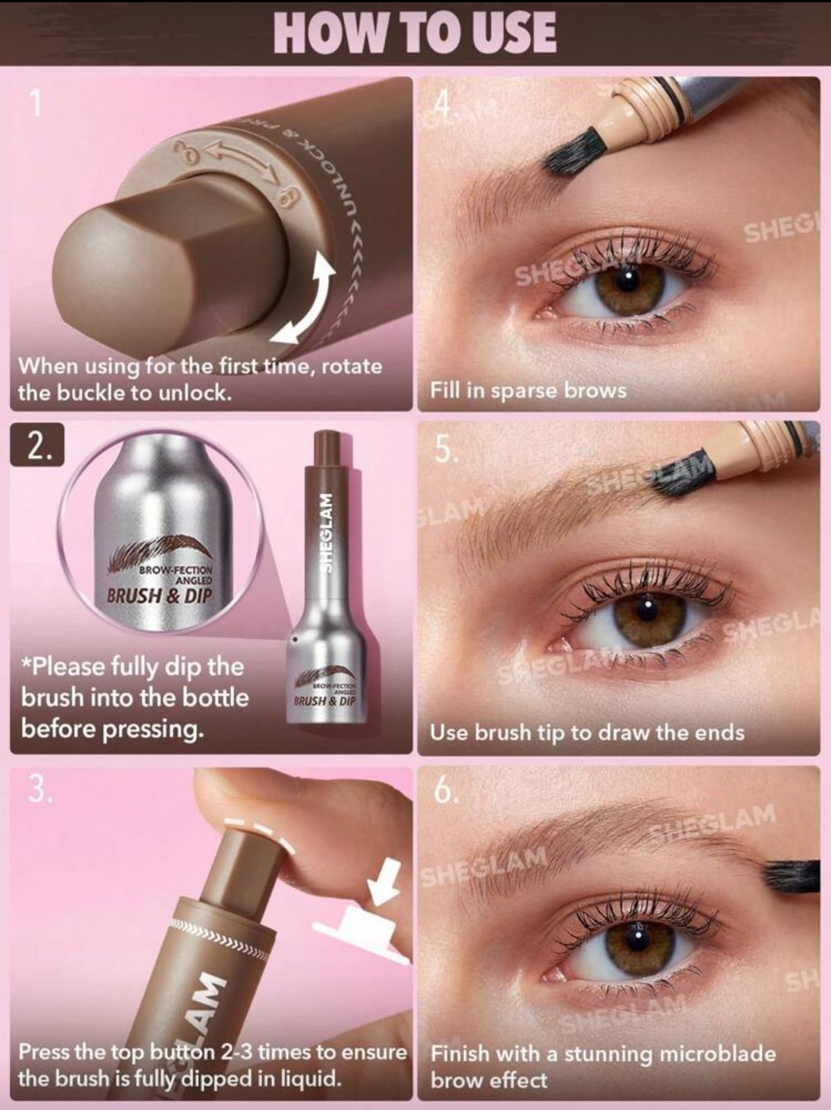 Brow-Fection Angled Brush & Dip - 5