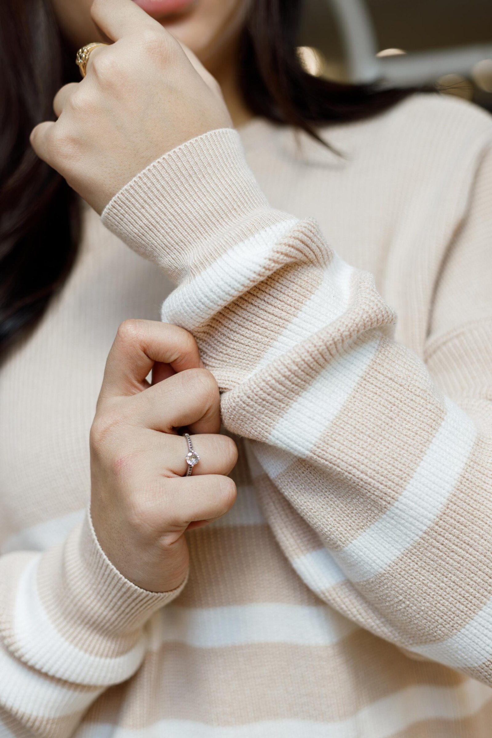 Stripe Knit Sweater - 7