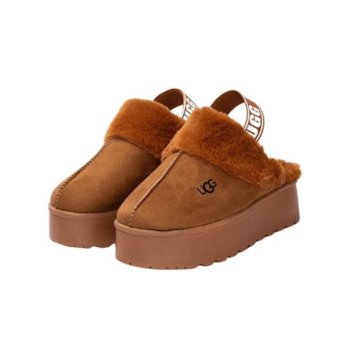 Cozy Platform Shearling Slip-On - Brand Store