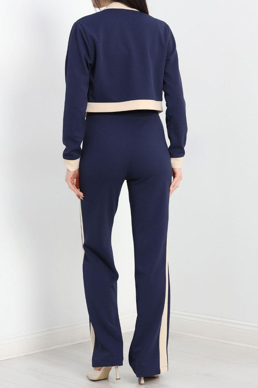 Contrasting Knit Co-ord Set - 8