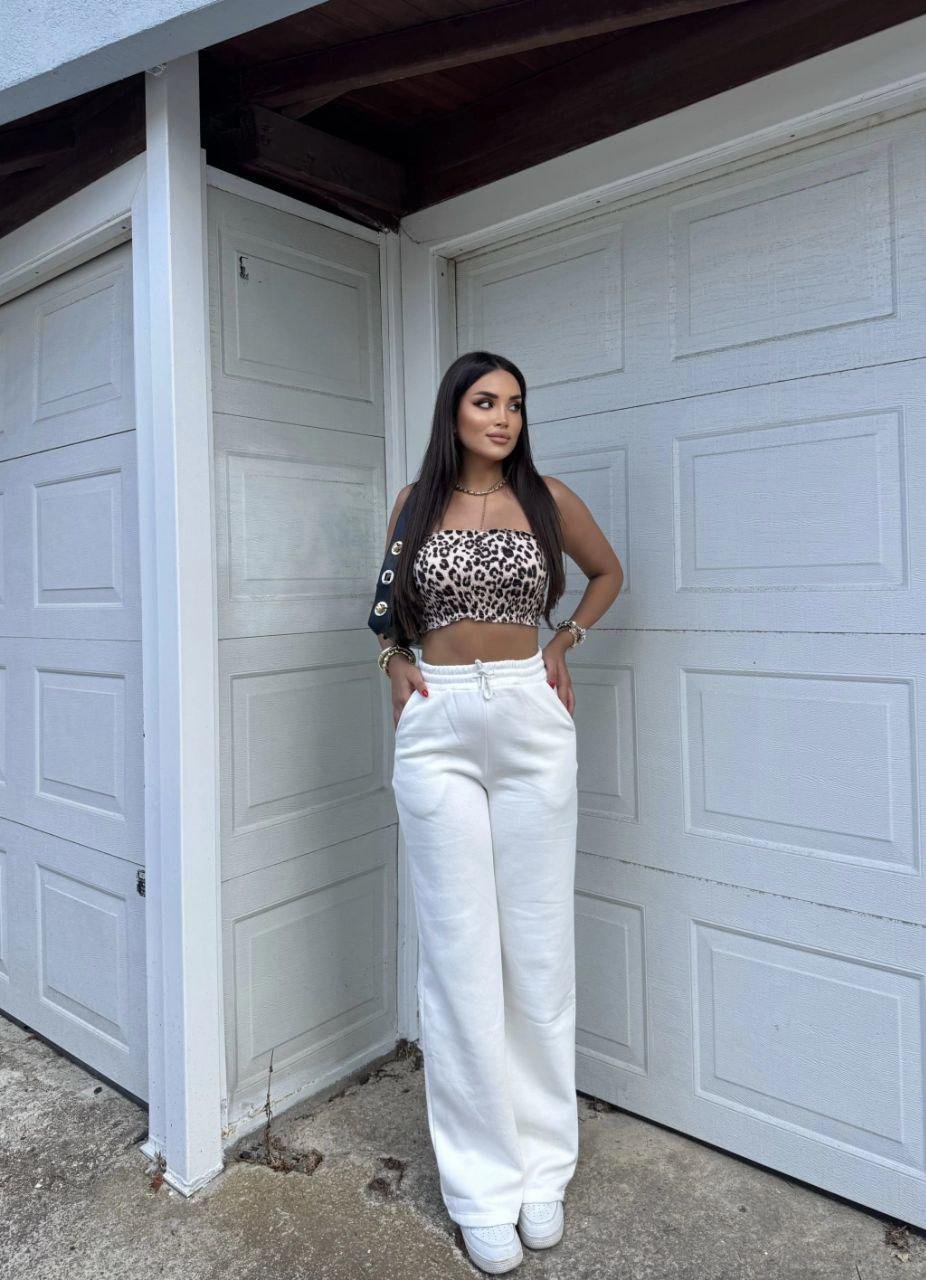 Relaxed Wide-Leg Joggers - 5