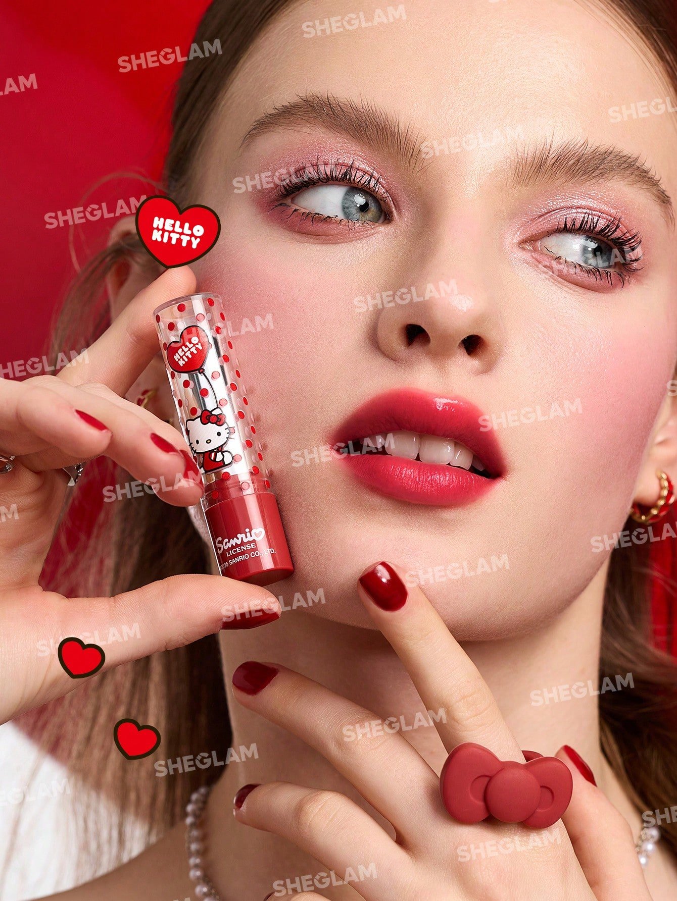 Hello Kitty｜SHEGLAM Be My Baby Hydrating Lipstick-Love Letter