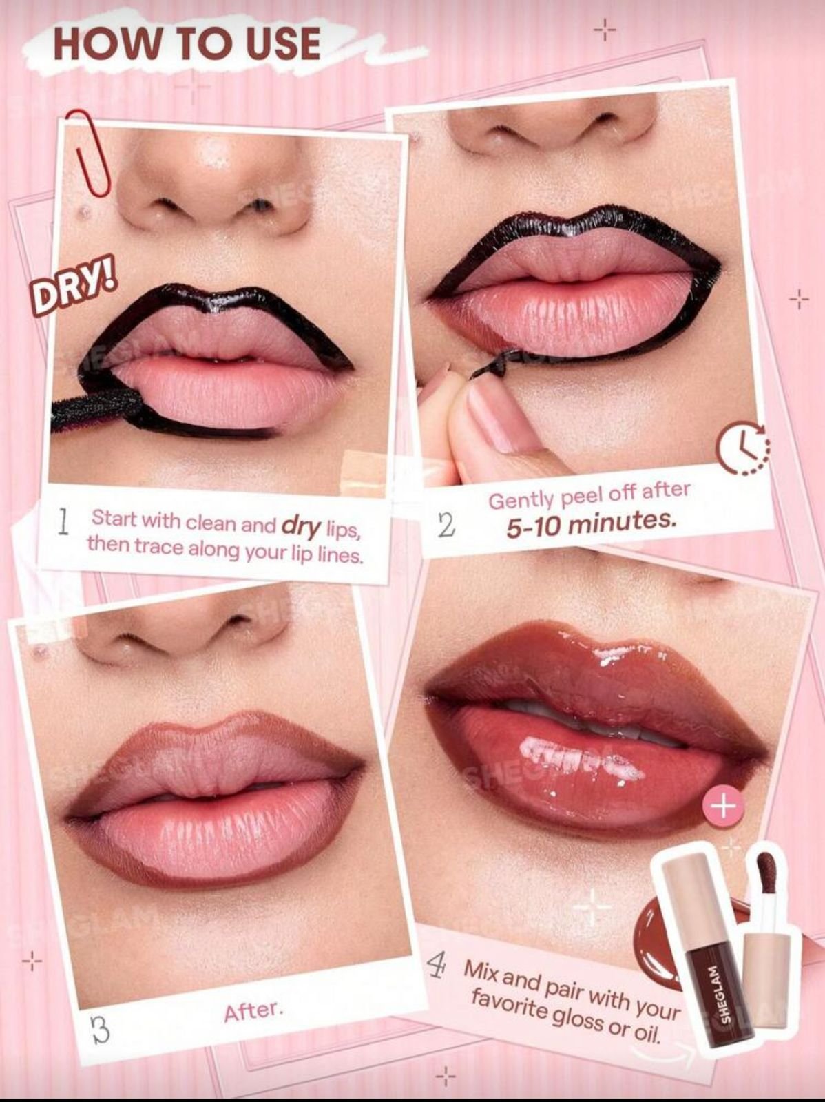 Fall In Line Peel Off Lip Liner Stain - 3