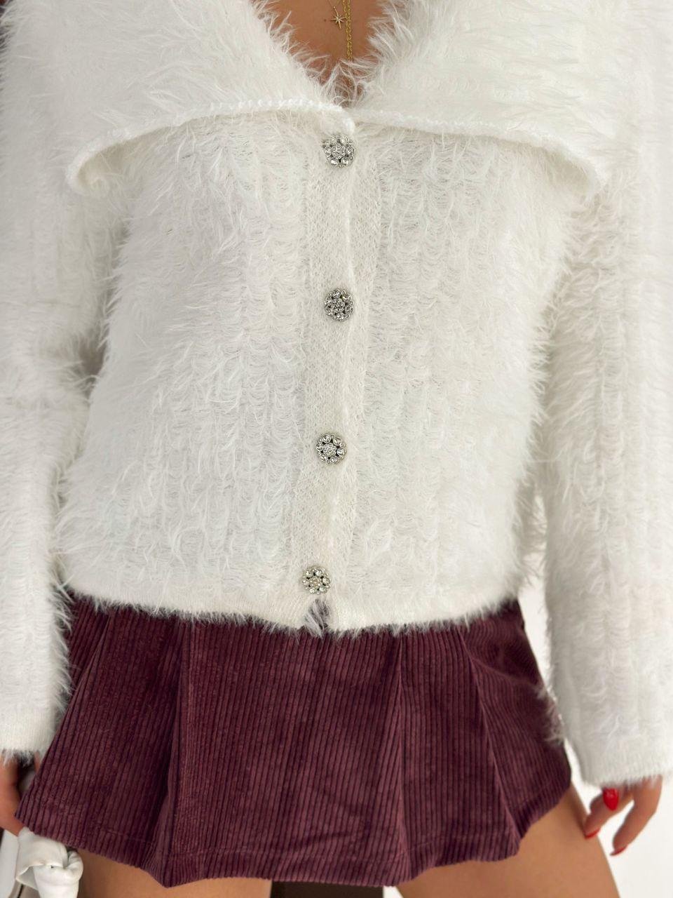 Soft Faux Fur Cardigan - 3