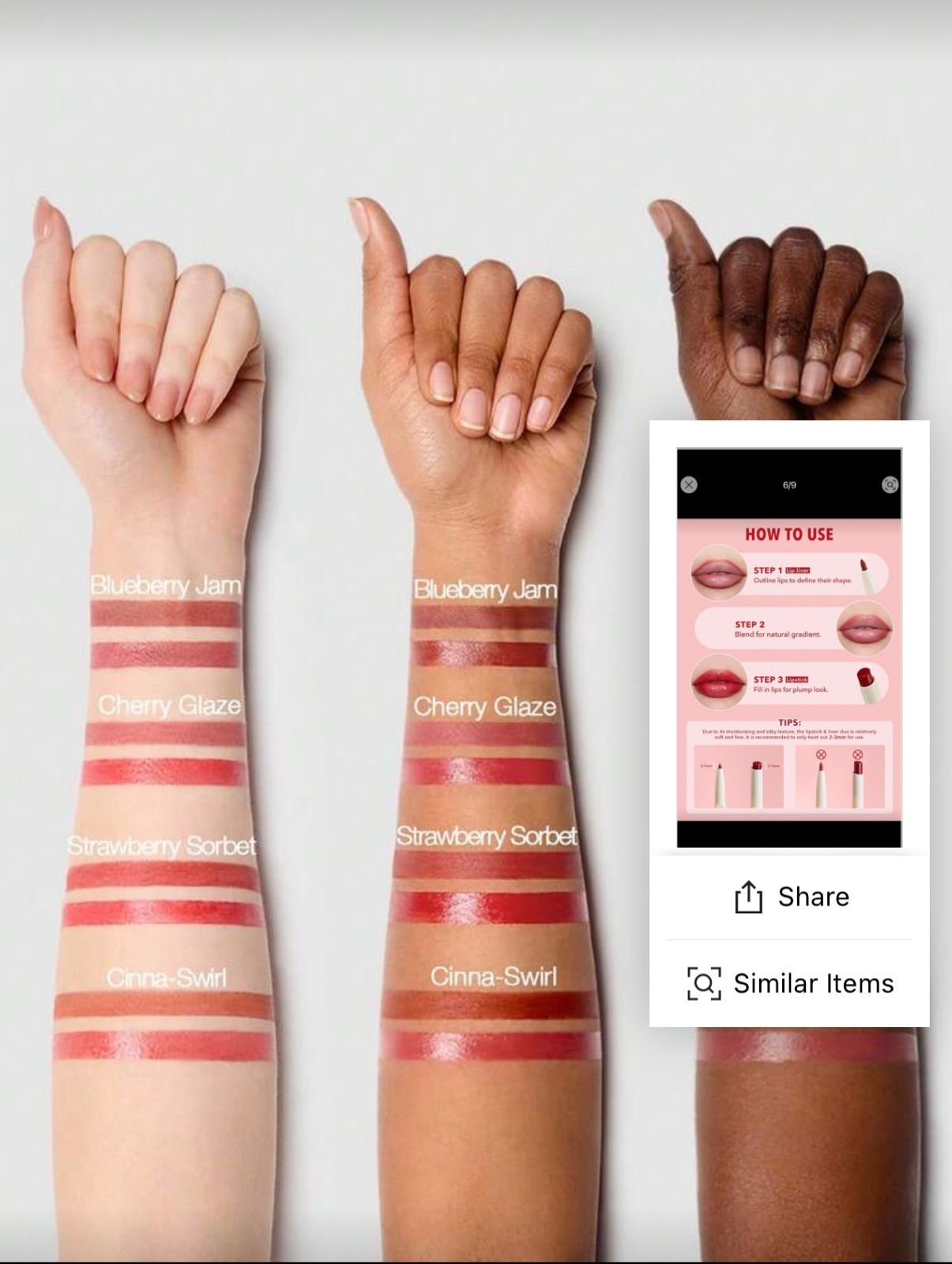 Glam 101 Sheer Tinted Lipstick & Liner Duo - 3