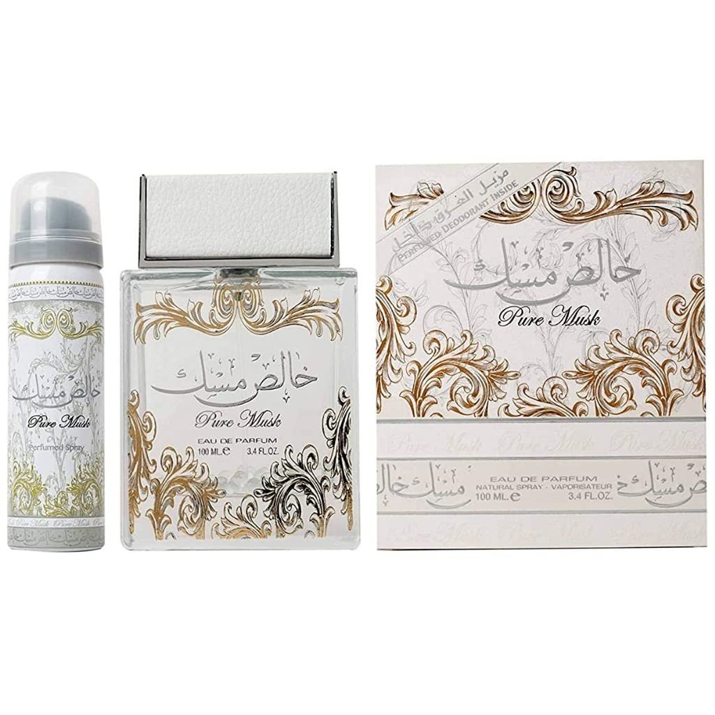 Lattafa Pure Khalis Musk + perfumed spray - 2