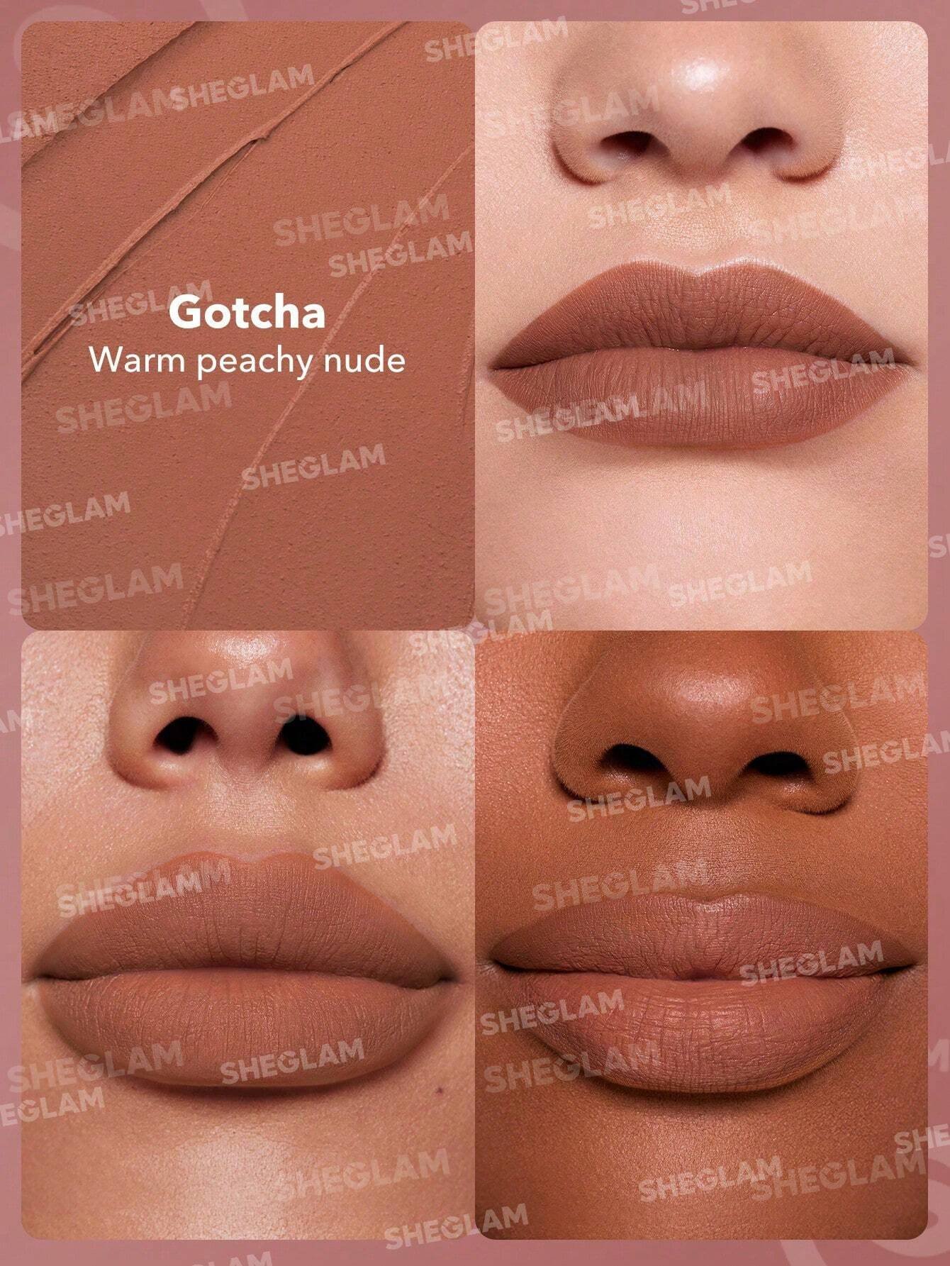 Dynamatte Boom Long-Lasting Matte Lipstick-Gotcha