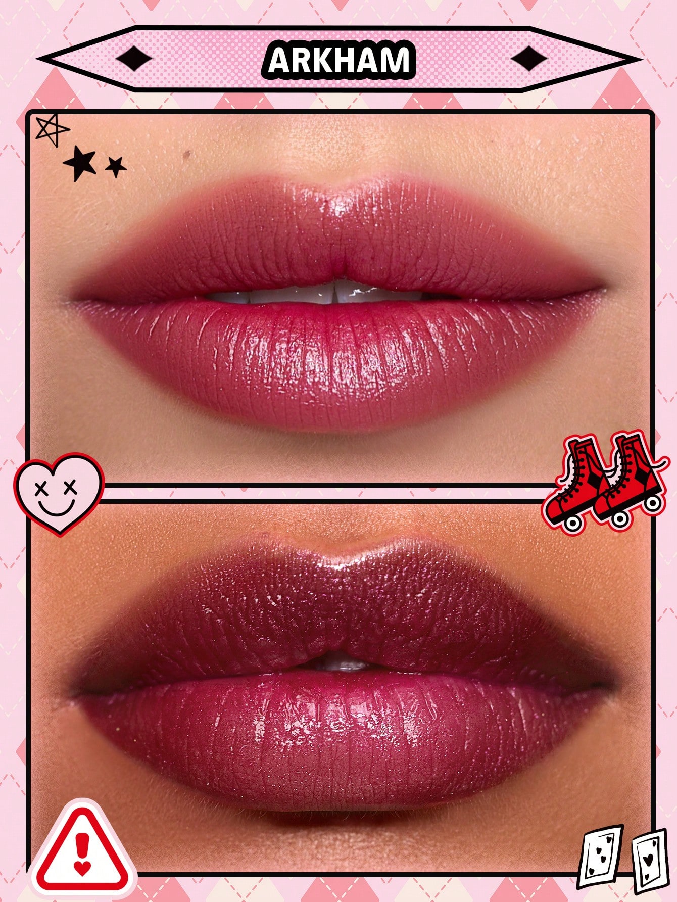 harley quinn x sheglam thrill seeker color changing lipstick arkham harley quinn x sheglam thrill seeker color changing lipstick arkham