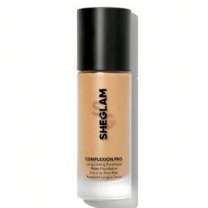 complexion pro long lasting breathable matte foundation acorn