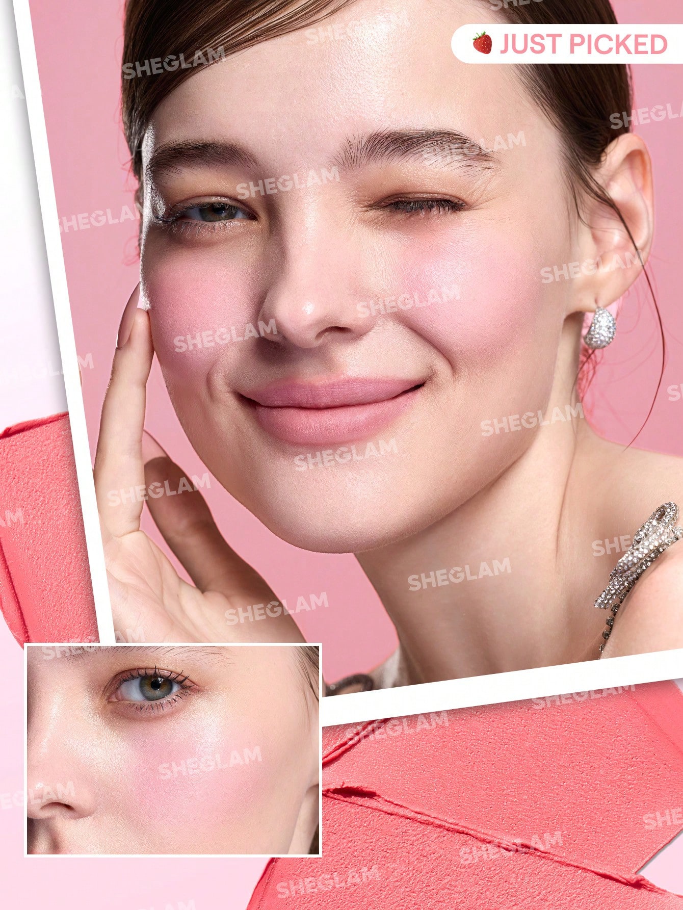 strawberry whirl cheek & lip cream stack strawberry whirl cheek & lip cream stack