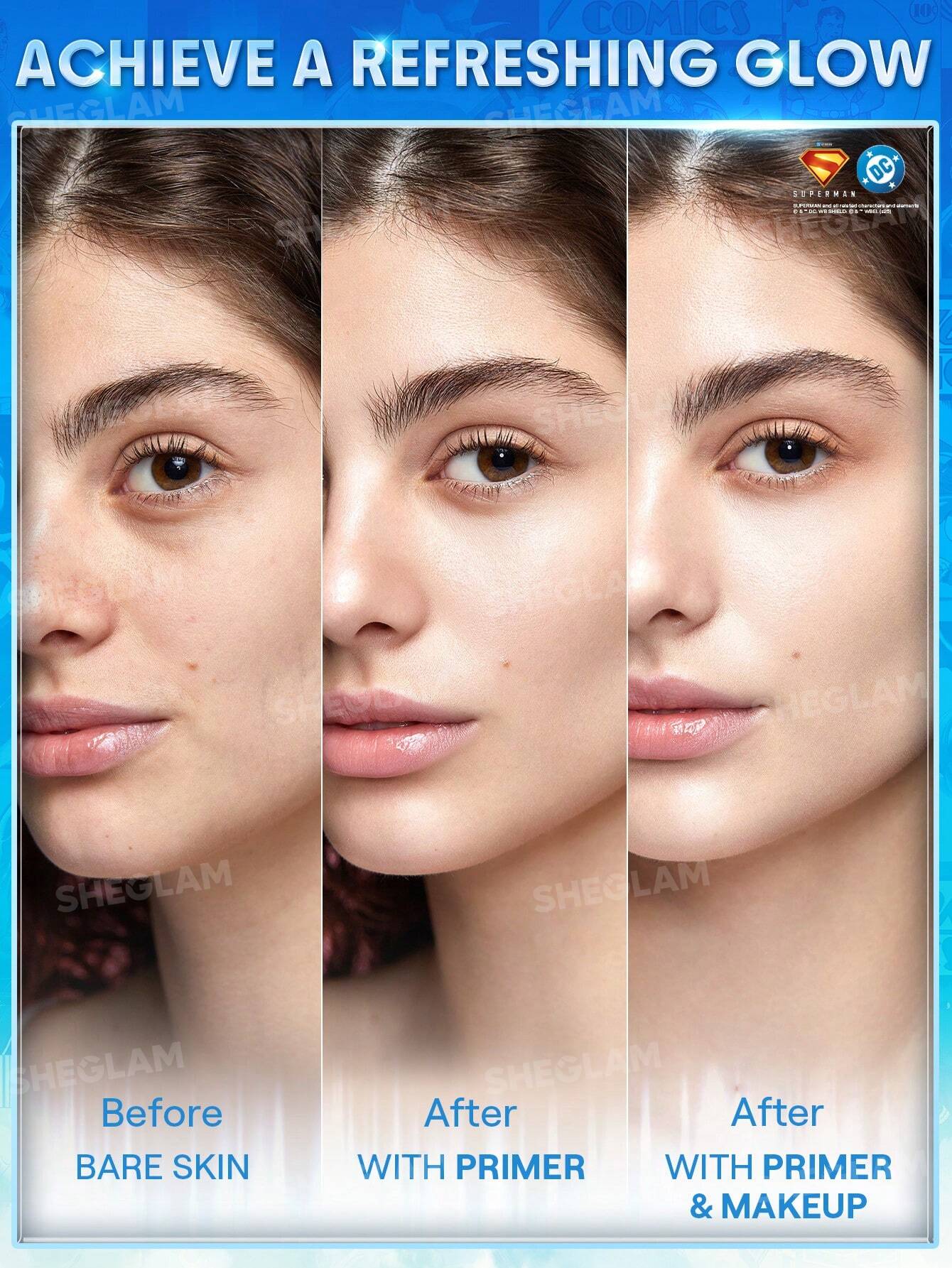the superman | sheglam good grip cool soothing primer the superman | sheglam good grip cool soothing primer