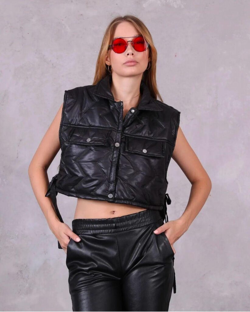 Cropped Utility Vest
