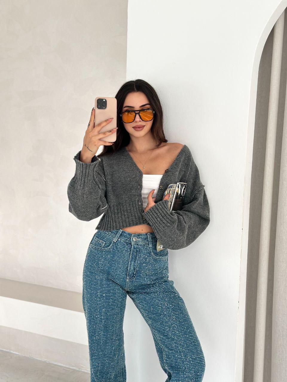 graphic knit cardigan graphic knit cardigan