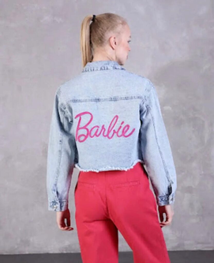 Washed Denim Crop Jacket