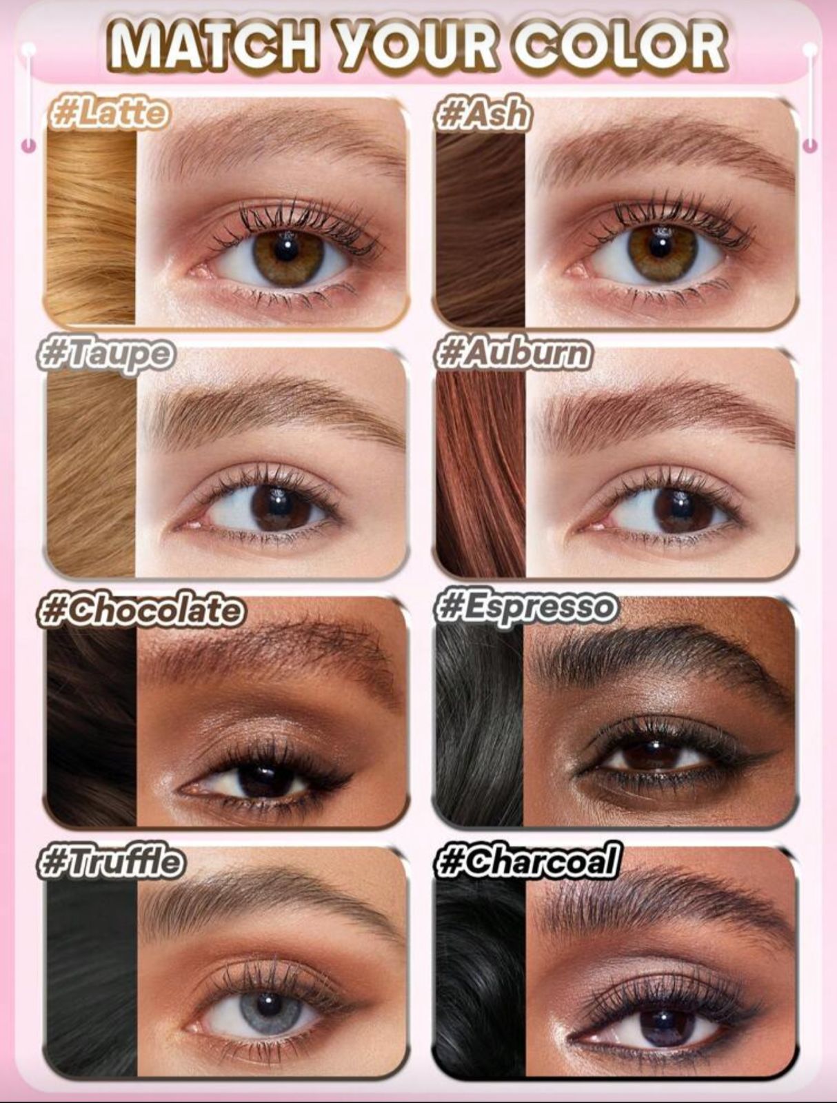 brow fection angled brush & dip charcoal brow fection angled brush & dip charcoal