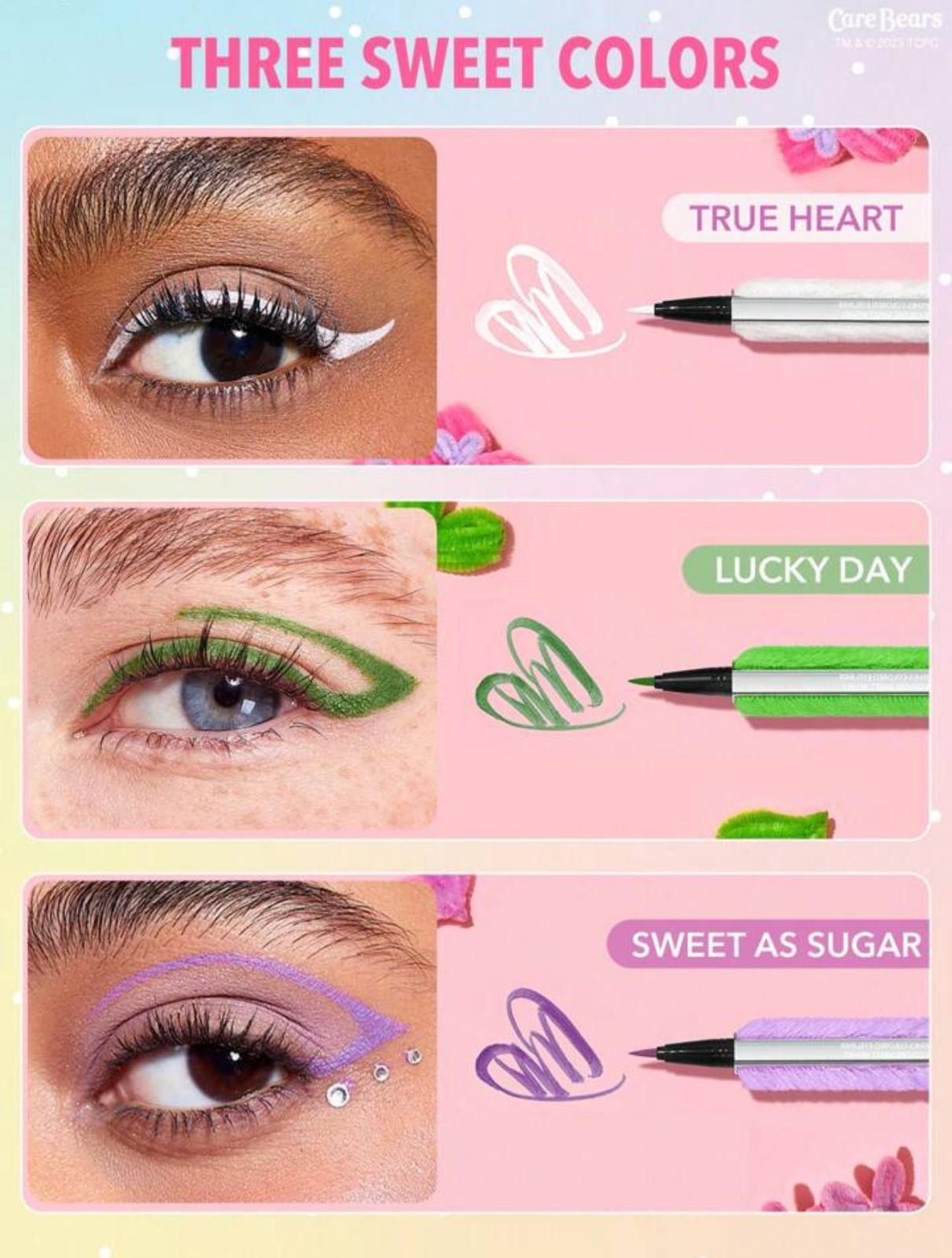 care bears x sheglam sweet wishes colored eyeliner lucky day care bears x sheglam sweet wishes colored eyeliner lucky day