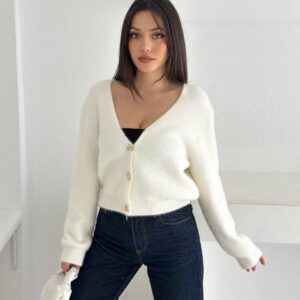 modern basic cardigan