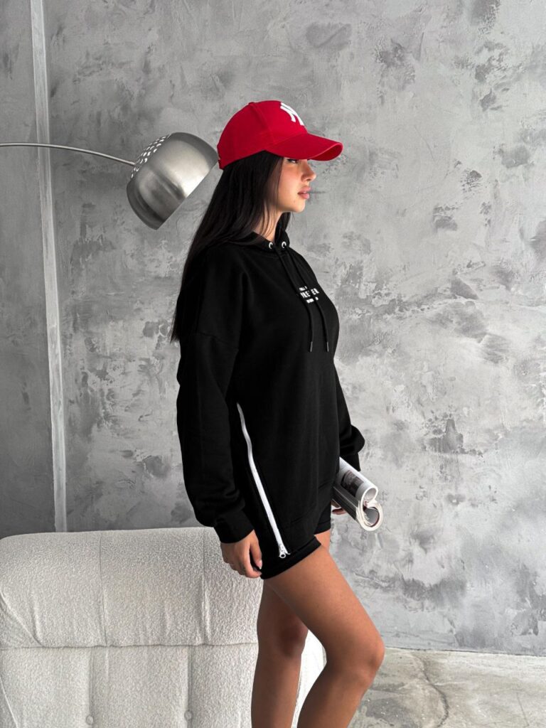 Side-Zip Street Hoodie